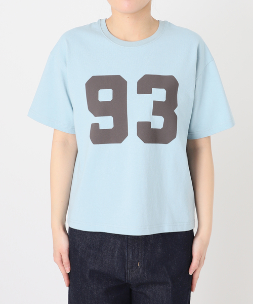 B.C STOCK(ベーセーストック)の「ウォッシャブル / Gleamy/グリーミー ナンバリングTシャツ(Tシャツ/カットソー・レディース・グリーン/ボルドー/サックスブルー・FREE)」の17枚目の写真