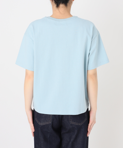 B.C STOCK(ベーセーストック)の「ウォッシャブル / Gleamy/グリーミー ナンバリングTシャツ(Tシャツ/カットソー・レディース・グリーン/ボルドー/サックスブルー・FREE)」の19枚目の写真