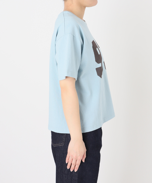 B.C STOCK(ベーセーストック)の「ウォッシャブル / Gleamy/グリーミー ナンバリングTシャツ(Tシャツ/カットソー・レディース・グリーン/ボルドー/サックスブルー・FREE)」の20枚目の写真