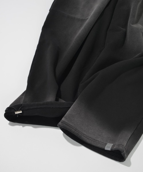 SUPERTHANKS(スーパーサンクス)の「オーバーダイ加工サイドタックワイドパンツ/Sun faded Sweat Side-tuck Wide Pants(スウェットパンツ・メンズ・ブラック/ブラウン・S/M/L)」の14枚目の写真