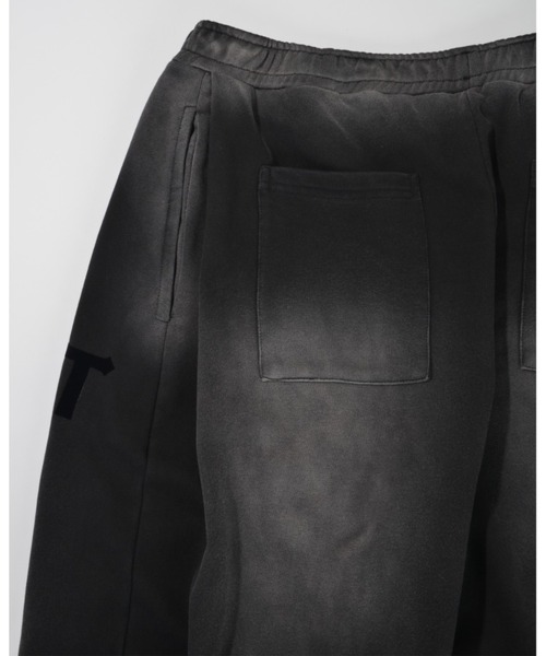 SUPERTHANKS(スーパーサンクス)の「オーバーダイ加工サイドタックワイドパンツ/Sun faded Sweat Side-tuck Wide Pants(スウェットパンツ・メンズ・ブラック/ブラウン・S/M/L)」の15枚目の写真
