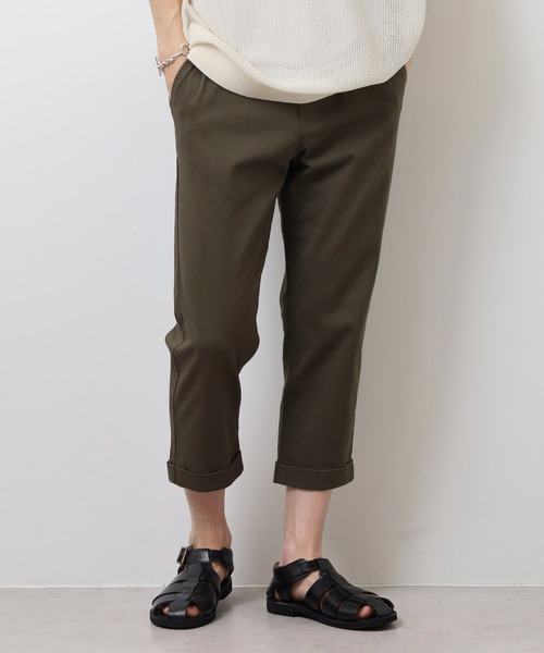 Relation（リレーション）の「ストレッチチノクロップドパンツ（チノパンツ・メンズ・ベージュ/ネイビー/オリーブ/グレー/ブラック/ホワイト/チャコールグレー/レッド・M/XL/XXL/S/L）」の13枚目の写真