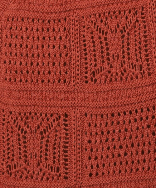 BAYFLOW（ベイフロー）の「[前後2WAYで着られる]シアーニットジレ（その他トップス・レディース・ブラック/アイボリー/テラコッタ・FREE）」の21枚目の写真