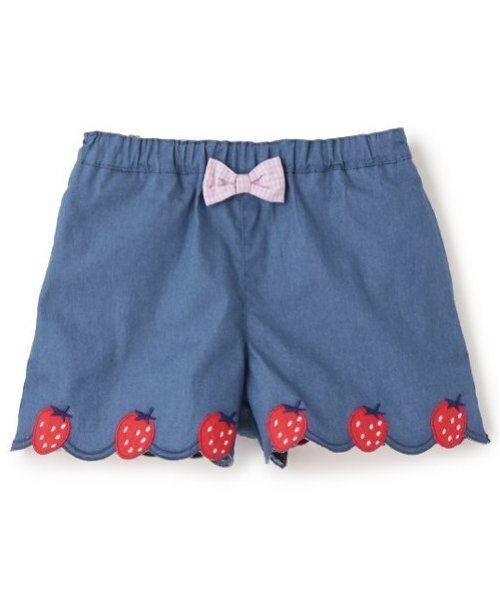 baby cheer(ベイビーチアー)の「いちごショートパンツ(その他パンツ・キッズ・ネイビー/ピンク・120cm/100cm/110cm/90cm/80cm)」の3枚目の写真