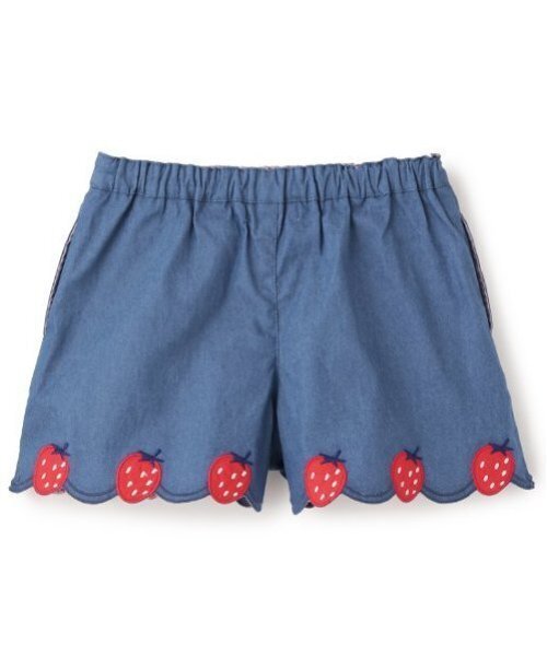 baby cheer(ベイビーチアー)の「いちごショートパンツ(その他パンツ・キッズ・ネイビー/ピンク・120cm/100cm/110cm/90cm/80cm)」の4枚目の写真