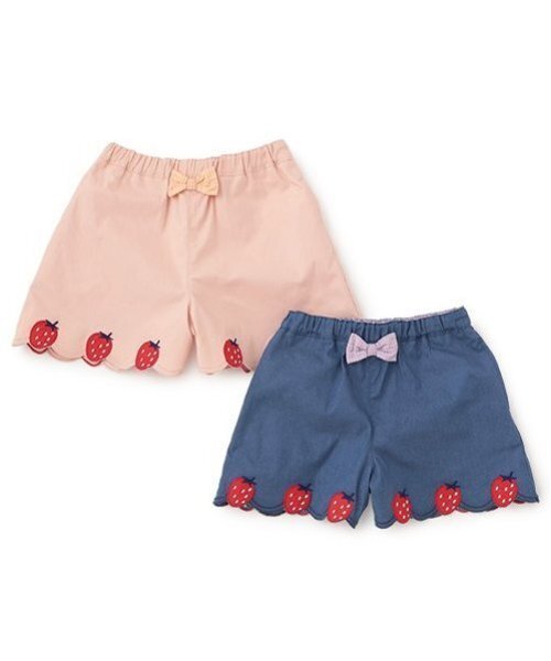 baby cheer(ベイビーチアー)の「いちごショートパンツ(その他パンツ・キッズ・ネイビー/ピンク・120cm/100cm/110cm/90cm/80cm)」の10枚目の写真