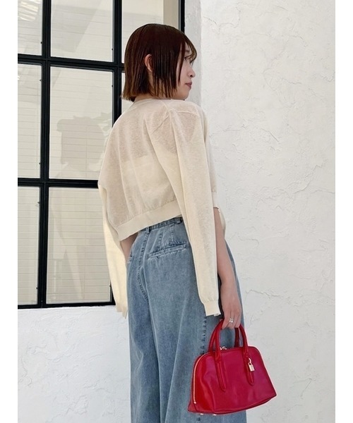 完売色♥️新作新品✨SNIDEL Sustainableメタルプレートカーディガン Sustainableメタルプレートカーディガン(カーディガン
