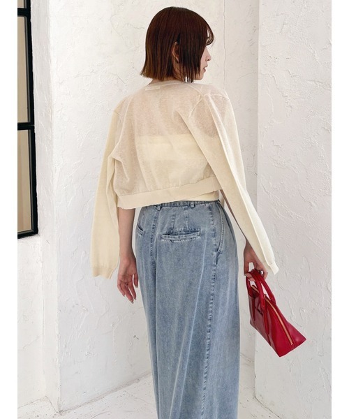 完売色♥️新作新品✨SNIDEL Sustainableメタルプレートカーディガン Sustainableメタルプレートカーディガン(カーディガン