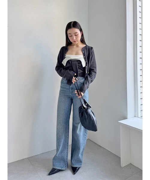 Sustainableメタルプレートカーディガン （DGRY） セール】Sustainableメタルプレートカーディガン（カーディガン/ボレロ