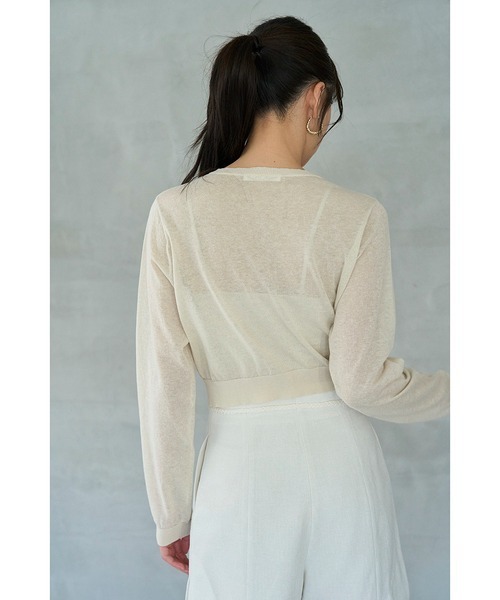 セール】Sustainableメタルプレートカーディガン（カーディガン