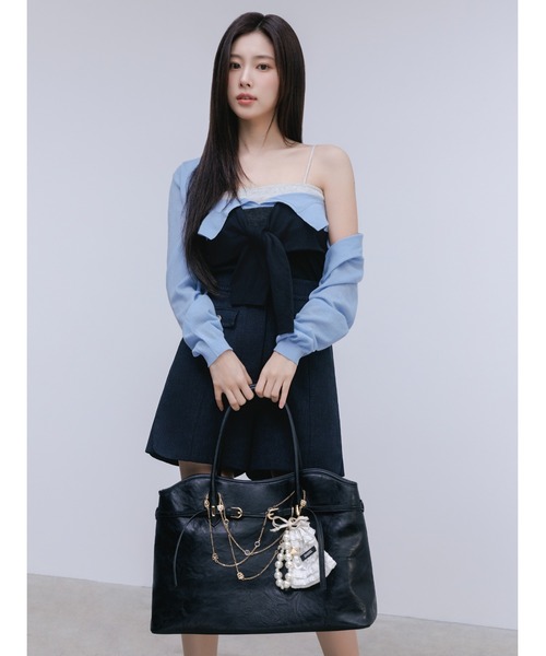 Sustainableメタルプレートカーディガン （DGRY） セール】Sustainableメタルプレートカーディガン（カーディガン/ボレロ