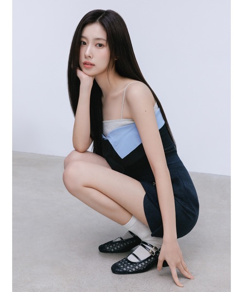 Sustainableメタルプレートカーディガン （DGRY） SNIDEL（スナイデル）の「Sustainableメタルプレートカーディガン