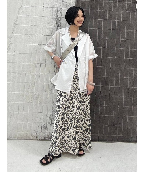 パッチワークレースWジャケット　ジーナシス　新品未使用　今季新作 JEANASIS｜パッチワークレースWジャケット | Rakuten Fashion