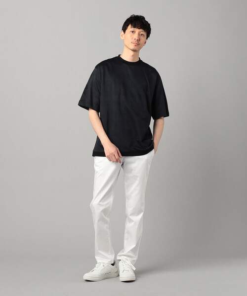 COMME CA MEN（コムサメン）の「和歌山編みIL PRINCIPEジャージー Tシャツ（Tシャツ/カットソー・メンズ・ブラック/ホワイト/ライトグレー・L/M）」の4枚目の写真