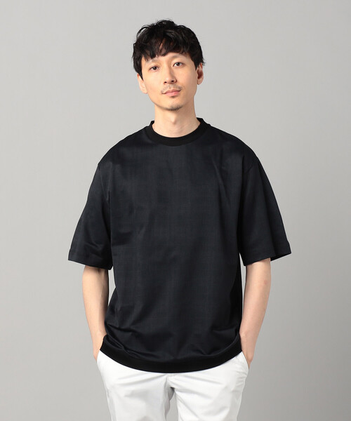 COMME CA MEN（コムサメン）の「和歌山編みIL PRINCIPEジャージー Tシャツ（Tシャツ/カットソー・メンズ・ブラック/ホワイト/ライトグレー・L/M）」の5枚目の写真
