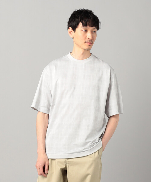 COMME CA MEN（コムサメン）の「和歌山編みIL PRINCIPEジャージー Tシャツ（Tシャツ/カットソー・メンズ・ブラック/ホワイト/ライトグレー・L/M）」の10枚目の写真