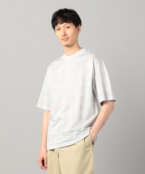 COMME CA MEN（コムサメン）の「和歌山編みIL PRINCIPEジャージー Tシャツ（Tシャツ/カットソー・メンズ・ブラック/ホワイト/ライトグレー・L/M）」の11枚目の写真