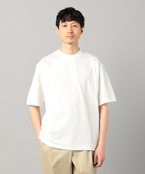 COMME CA MEN（コムサメン）の「和歌山編みIL PRINCIPEジャージー Tシャツ（Tシャツ/カットソー・メンズ・ブラック/ホワイト/ライトグレー・L/M）」の14枚目の写真