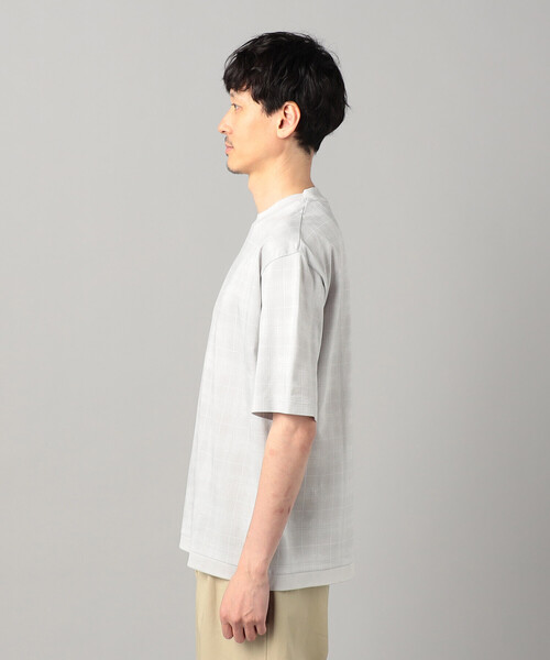 COMME CA MEN（コムサメン）の「和歌山編みIL PRINCIPEジャージー Tシャツ（Tシャツ/カットソー・メンズ・ブラック/ホワイト/ライトグレー・L/M）」の17枚目の写真