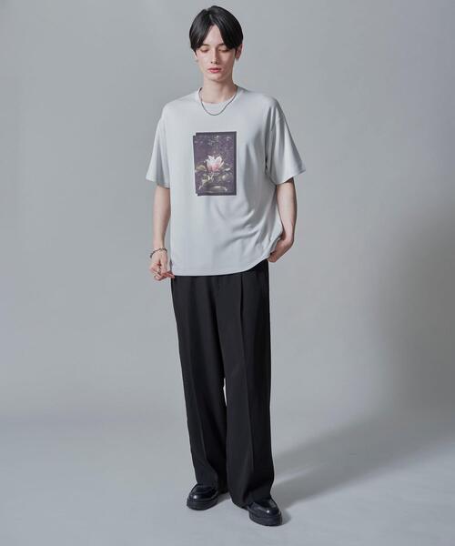 BROWNY（ブラウニー）の「BROWNY/アクセ付きフォトグラフィックT（Tシャツ/カットソー・メンズ・ブラック/ホワイト/ライトグレー/ブラウン・MEDIUM/LARGE）」の18枚目の写真