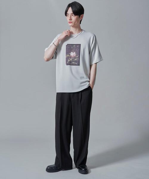 BROWNY（ブラウニー）の「BROWNY/アクセ付きフォトグラフィックT（Tシャツ/カットソー・メンズ・ブラック/ホワイト/ライトグレー/ブラウン・MEDIUM/LARGE）」の10枚目の写真