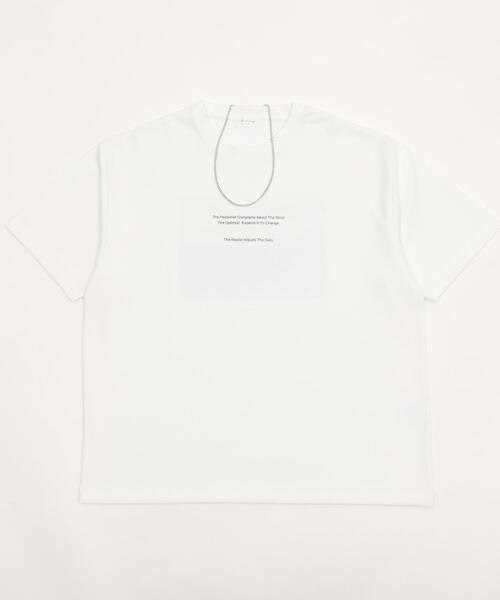 BROWNY（ブラウニー）の「BROWNY/アクセ付きフォトグラフィックT（Tシャツ/カットソー・メンズ・ブラック/ホワイト/ライトグレー/ブラウン・MEDIUM/LARGE）」の9枚目の写真