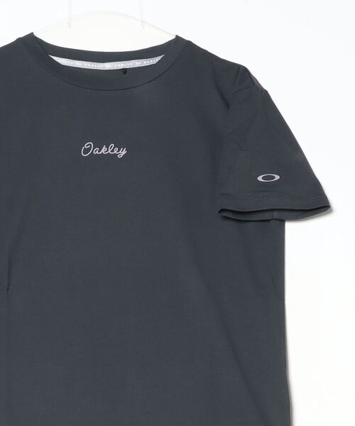 OAKLEY(オークリー)の「オークリー RADIANT TECH COLD OP TEE 9.0(Tシャツ/カットソー・レディース・ダークグレー/ペールイエロー/ブルー・M/L)」の4枚目の写真