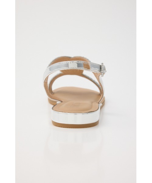 STACCATO(スタッカート)の「パトラクロスフラット(サンダル・レディース・シルバー・22.5cm/23.0cm/23.5cm/24.0cm/24.5cm)」の5枚目の写真
