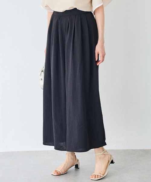 セール】タックワイドクロップドパンツ（その他パンツ）｜INCEDE