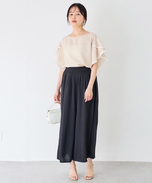 セール】タックワイドクロップドパンツ（その他パンツ）｜INCEDE