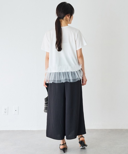セール】タックワイドクロップドパンツ（その他パンツ）｜INCEDE
