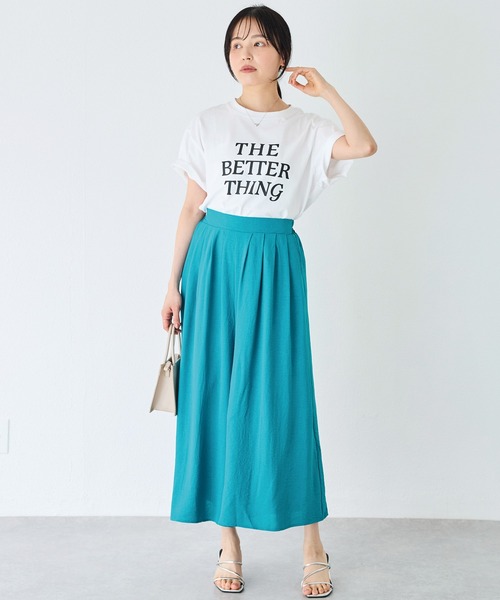 セール】タックワイドクロップドパンツ（その他パンツ）｜INCEDE