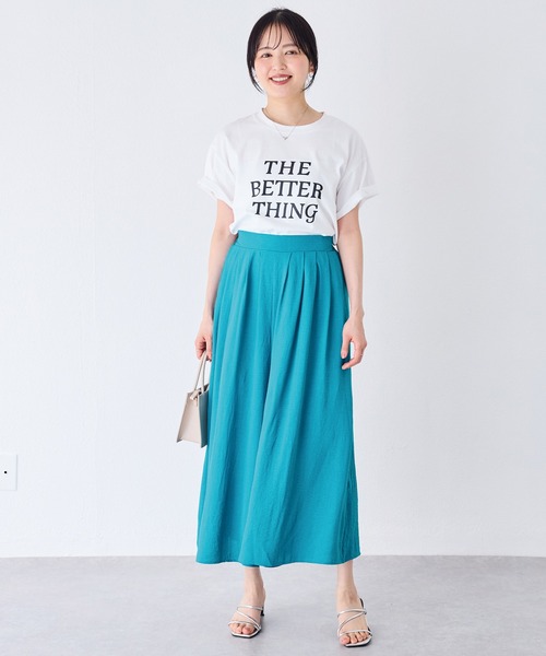 セール】タックワイドクロップドパンツ（その他パンツ）｜INCEDE