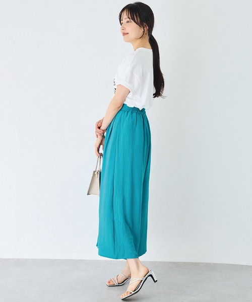 タックワイドクロップドパンツ セール】タックワイドクロップドパンツ（その他パンツ）｜INCEDE