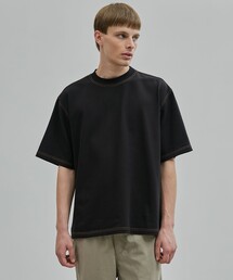 コントラストステッチドッキングTシャツ