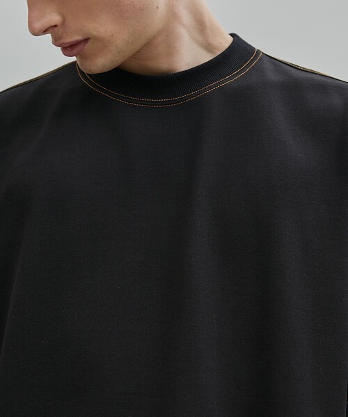 UNITED TOKYO(ユナイテッドトウキョウ)の「コントラストステッチドッキングTシャツ(シャツ/ブラウス・メンズ・ホワイト/ブラック・1/2)」の13枚目の写真