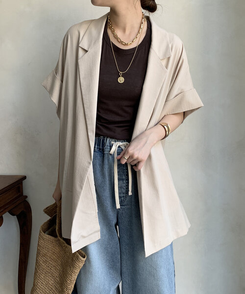 DouDou（ドゥドゥ）の「【WEB限定】ビッグスリーブレス