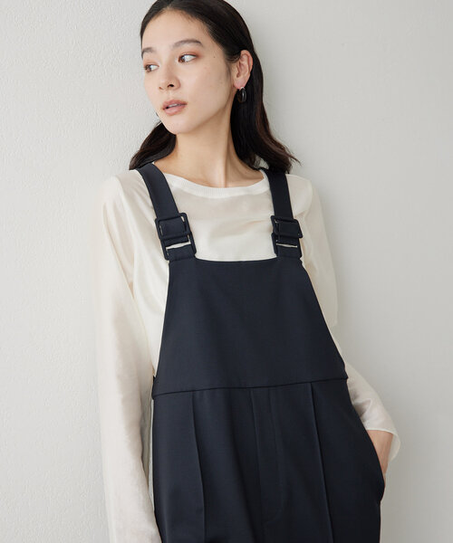 【Drawing Numbers】美品✨トリプルクロスオーバーオール　サロペット セール】【Drawing Numbers】ナイロンポンチオーバーオール
