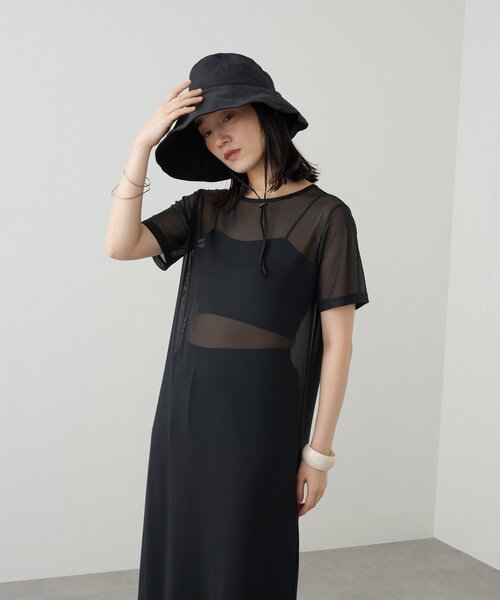 Omekashi(オメカシ)の「ナイロンハット(ハット・レディース・ホワイト/ブラック・FREE)」の15枚目の写真