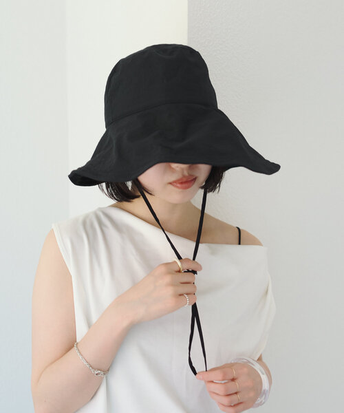 Omekashi(オメカシ)の「ナイロンハット(ハット・レディース・ホワイト/ブラック・FREE)」の12枚目の写真