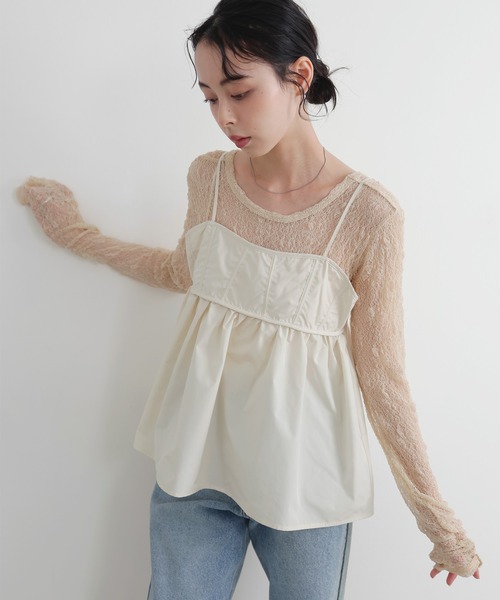 ビスチェデザインキャミソール（キャミソール）｜LIAN（リアン）の