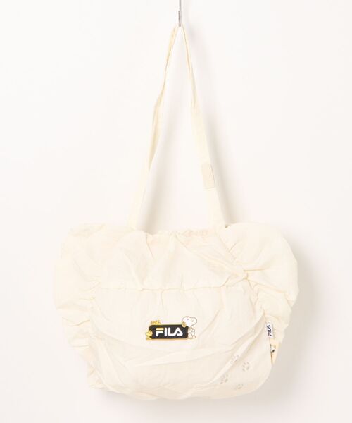 PEANUTS(ピーナッツ)の「【FILA】PEANUTS クシュクシュトートバッグ/ピーナッツ/コラボ(トートバッグ・レディース・オフホワイト/ベージュ/ブラック・FREE)」の18枚目の写真