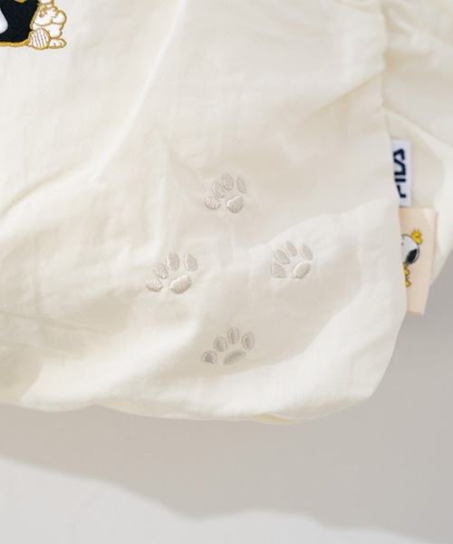 PEANUTS(ピーナッツ)の「【FILA】PEANUTS クシュクシュトートバッグ/ピーナッツ/コラボ(トートバッグ・レディース・オフホワイト/ベージュ/ブラック・FREE)」の10枚目の写真