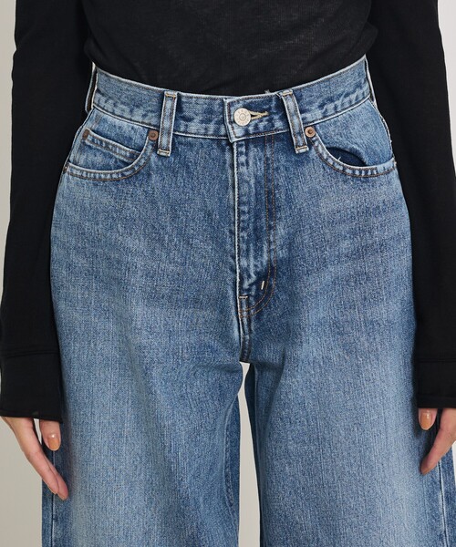 SERGE de bleu（サージ）の「【SERGE de bleu】KHUFU　ワイドデニムパンツ（デニムパンツ・レディース・ブルー/ホワイト・34/36）」の11枚目の写真