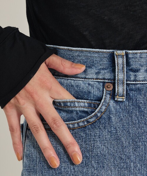 SERGE de bleu（サージ）の「【SERGE de bleu】KHUFU　ワイドデニムパンツ（デニムパンツ・レディース・ブルー/ホワイト・34/36）」の13枚目の写真