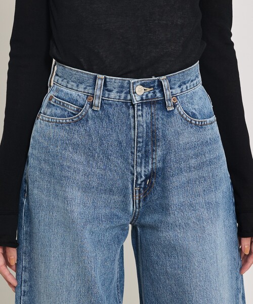 SERGE de bleu（サージ）の「【SERGE de bleu】KHUFU　ワイドデニムパンツ（デニムパンツ・レディース・ブルー/ホワイト・34/36）」の15枚目の写真