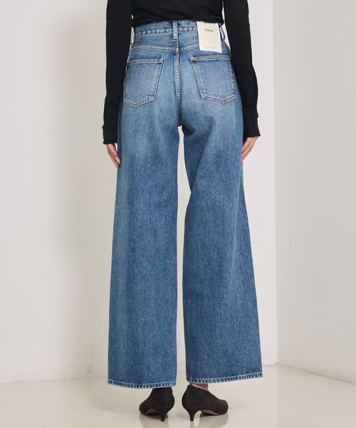 SERGE de bleu（サージ）の「【SERGE de bleu】KHUFU　ワイドデニムパンツ（デニムパンツ・レディース・ブルー/ホワイト・34/36）」の22枚目の写真