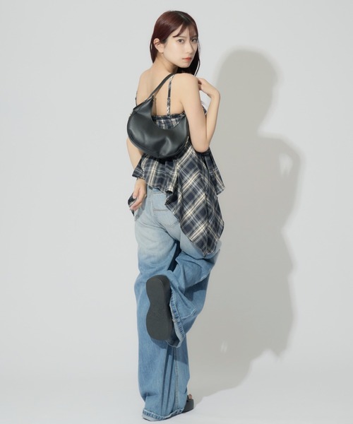 MARS　チェックリボンキャミソール Check Ribbon Camisole Dress / チェックリボンキャミソール