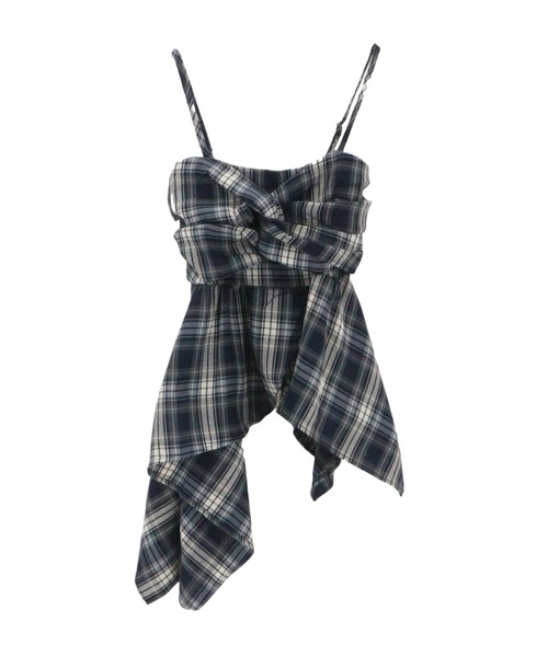 Check Ribbon Camisole Dress / チェックリボンキャミソール