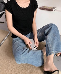 フレンチスリーブTシャツ カットソー